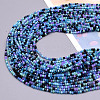 Glass Beads Strands EGLA-A034-M4mm-19-1
