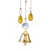 Faceted Glass Teardrop & Octagon Hanging Suncatcher HJEW-I010-02B-5