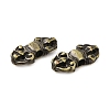 Tibetan Style Rack Plating Brass Connector Charms KK-Q805-36AB-2