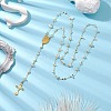 Rosary Bead Necklaces NJEW-JN04883-2