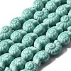 Handmade Porcelain Beads Strands PORC-I028-02D-1