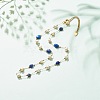 Natural Gemstone & Pearl Beaded Necklace NJEW-JN03894-4