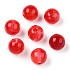 Imitation Jade Acrylic Beads MACR-G066-01F-2