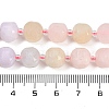 Natural Morganite Beads Strands G-B125-O08-01-5