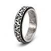 Rotatable Titanium Steel Finger Ring PW-WGB0425-24-1