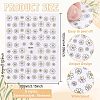 Olycraft 10 Sheets 5 Style PET Nail Art Stickers MRMJ-OC0003-08-2