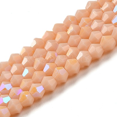 Opaque Solid Color Imitation Jade Glass Beads Strands LS-EGLA-A039-P4mm-L06-1