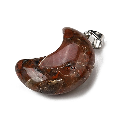 Natural Brecciated Jasper Pendants G-F820-02I-1