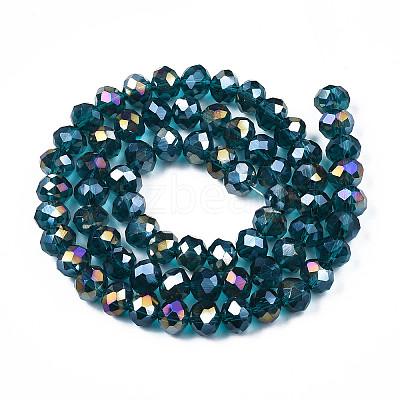 Electroplate Glass Beads Strands EGLA-A034-T2mm-B25-1