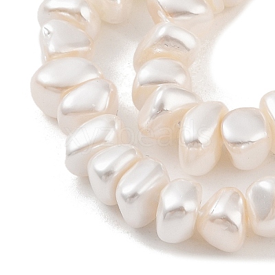 Electroplated Shell Pearl Beads Strands BSHE-C006-03B-1