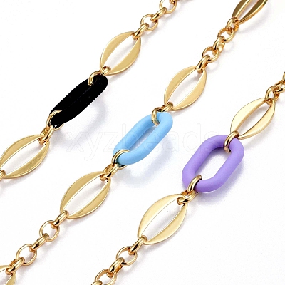 Handmade Brass Oval Link Chains CHC-H102-16G-A-1