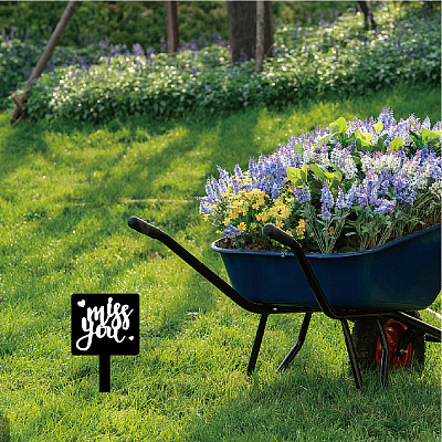 Acrylic Garden Stake AJEW-WH0382-004-1