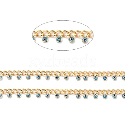 Handmade Brass Faceted Curb Chains CHC-C020-07G-01-NR-1