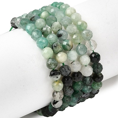 Natural Emerald Beads Strands G-Z106-A02-4mm-02-1