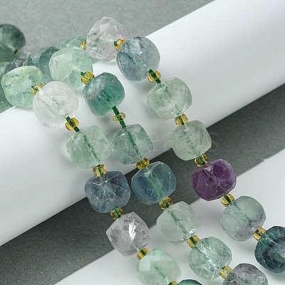 Natural Fluorite Beads Strands G-Q010-A12-01-1