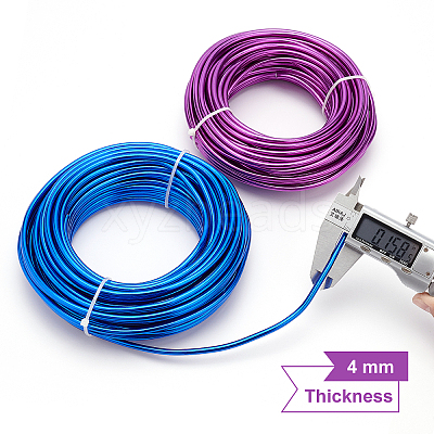 Round Anodized Aluminum Wire AW-BC0007-4.0mm-06-1