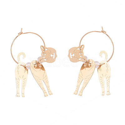 Alloy Hoop Earrings WG92327-01-1
