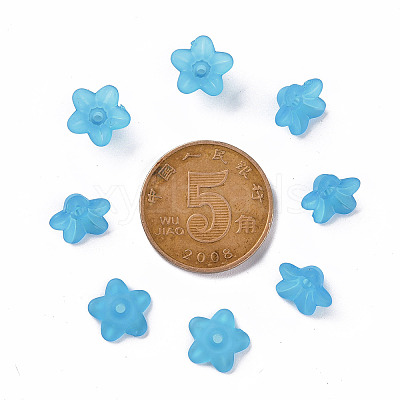 Transparent Acrylic Beads X-PL554-10-1
