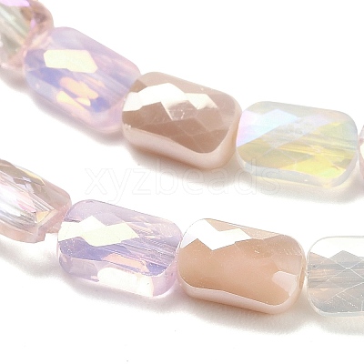 Electroplate Glass Beads Strands EGLA-P068-01A-03-1