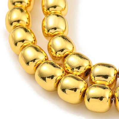 Electroplated Synthetic Non-magnetic Hematite Beads Strands G-C136-C01-1