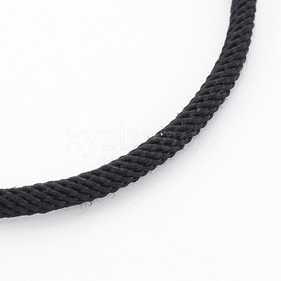 Braided Cotton Cord Bracelet Making MAK-L018-03A-03-P-1