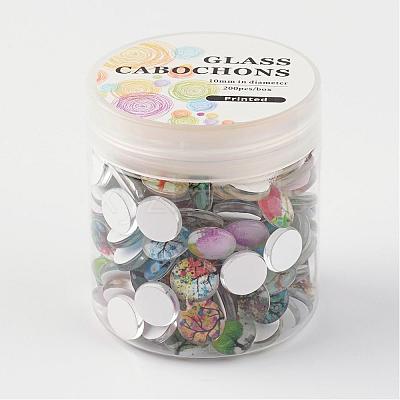 Glass Cabochons GGLA-JP0001-12-1