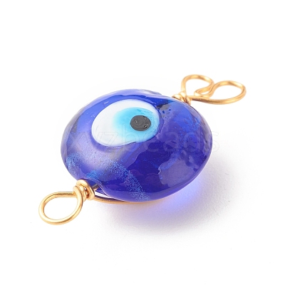 Handmade Lampwork Chandelier Component Links PALLOY-JF01331-1
