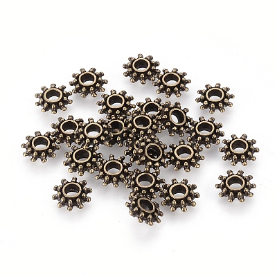 Tibetan Style Spacer Beads LS-MLFH10384Y-NF-1