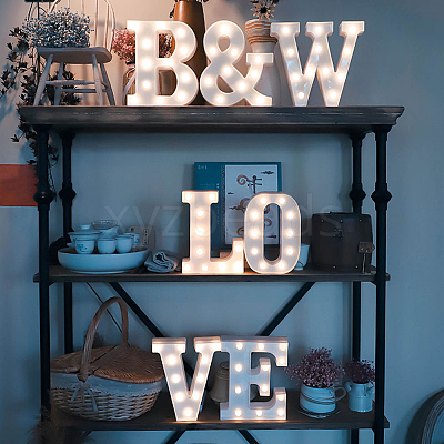Wooden Letter Ornaments WOOD-GF0001-15-08-1