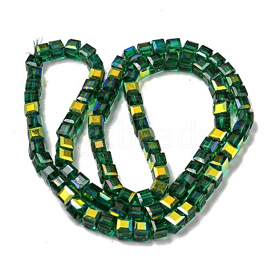 Electroplate Glass Beads Strands EGLA-M031-01A-HR06-1