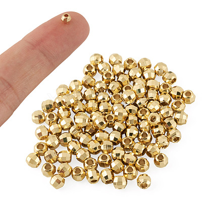100Pcs Brass Spacer Beads KK-TA0008-36-1