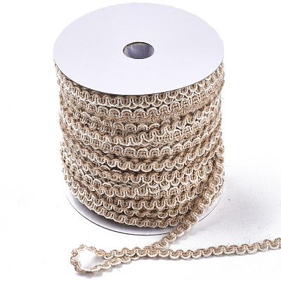 Braided Burlap Wave Ribbon OCOR-TAC0009-06-1