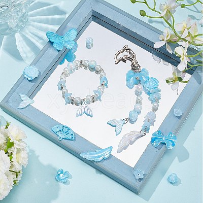 100G Plastic Pendants & Beads & Decoden Cabochons OHAR-SC0002-99C-1