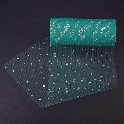 Glitter Sequin Deco Mesh Ribbons OCOR-BC0008-35-1