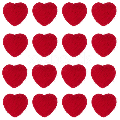 Heart Handmade Wool Felt Ornament Accessories DIY-CY0003-12A-1