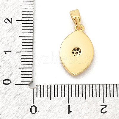 Brass Micro Pave Cubic Zirconia Pendents KK-M303-01G-11-1