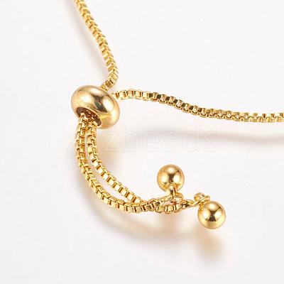 Brass Chain Bracelet Making MAK-P007-03-03G-1