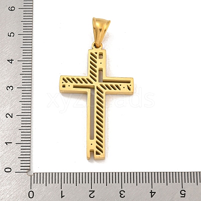 Ion Plating(IP) 304 Stainless Steel Pendants STAS-D110-20G-1