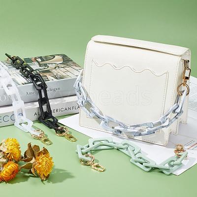 Acrylic Cable Chains Bag Straps AJEW-PH0001-47-1