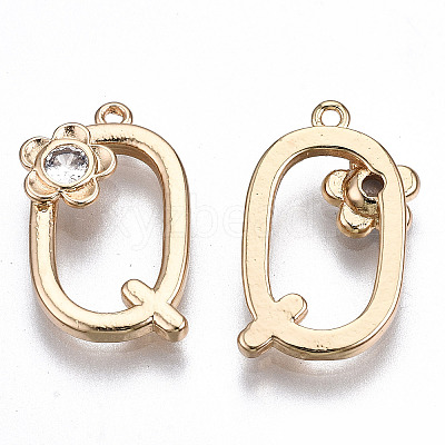 Brass Pendants KK-Q768-001G-Q-1