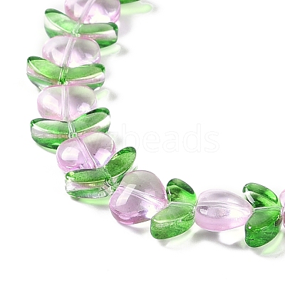 Transparent Glass Beads Strands GLAA-B021-04G-1