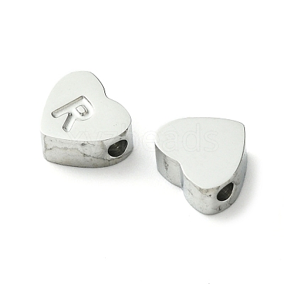 Tarnish Resistant 316L Surgical Stainless Steel Beads STAS-R230-01R-P-1-1