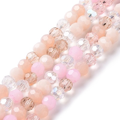 Glass Beads Strands GLAA-E036-09E-1