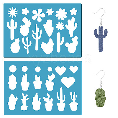 Acrylic Earring Handwork Template DIY-WH0359-035-1