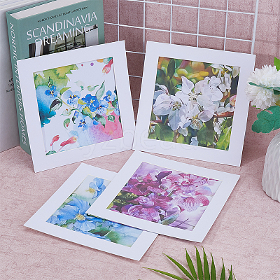 Square Paper Picture Frame FIND-WH0139-300-1