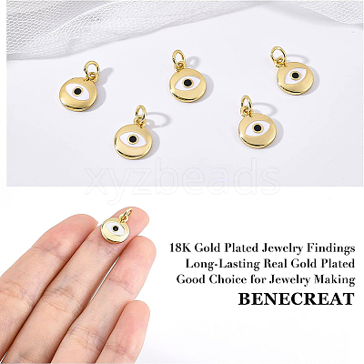 Brass Enamel Charms KK-BC0004-59-1