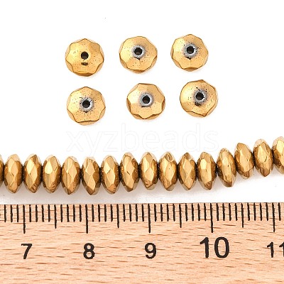 Electroplate Non-magnetic Synthetic Hematite Beads Strands G-J160-D-02-1