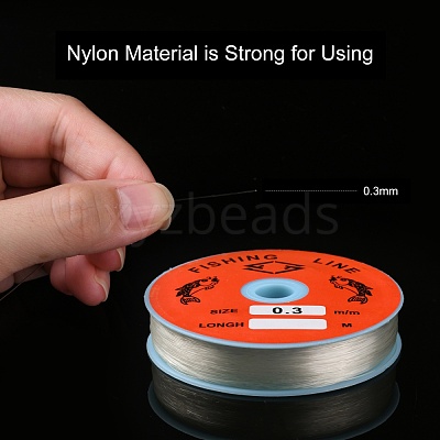 Transparent Fishing Thread Nylon Wire EC-L001-0.3mm-01-1
