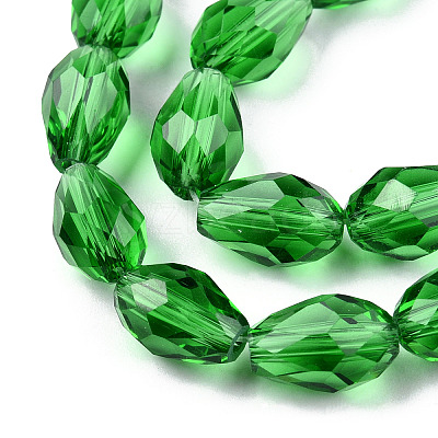 Glass Beads Strands GLAA-R024-11x8mm-6-1
