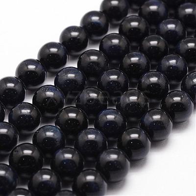 Natural Tiger Eye Bead Strands G-D840-54-10mm-05-1